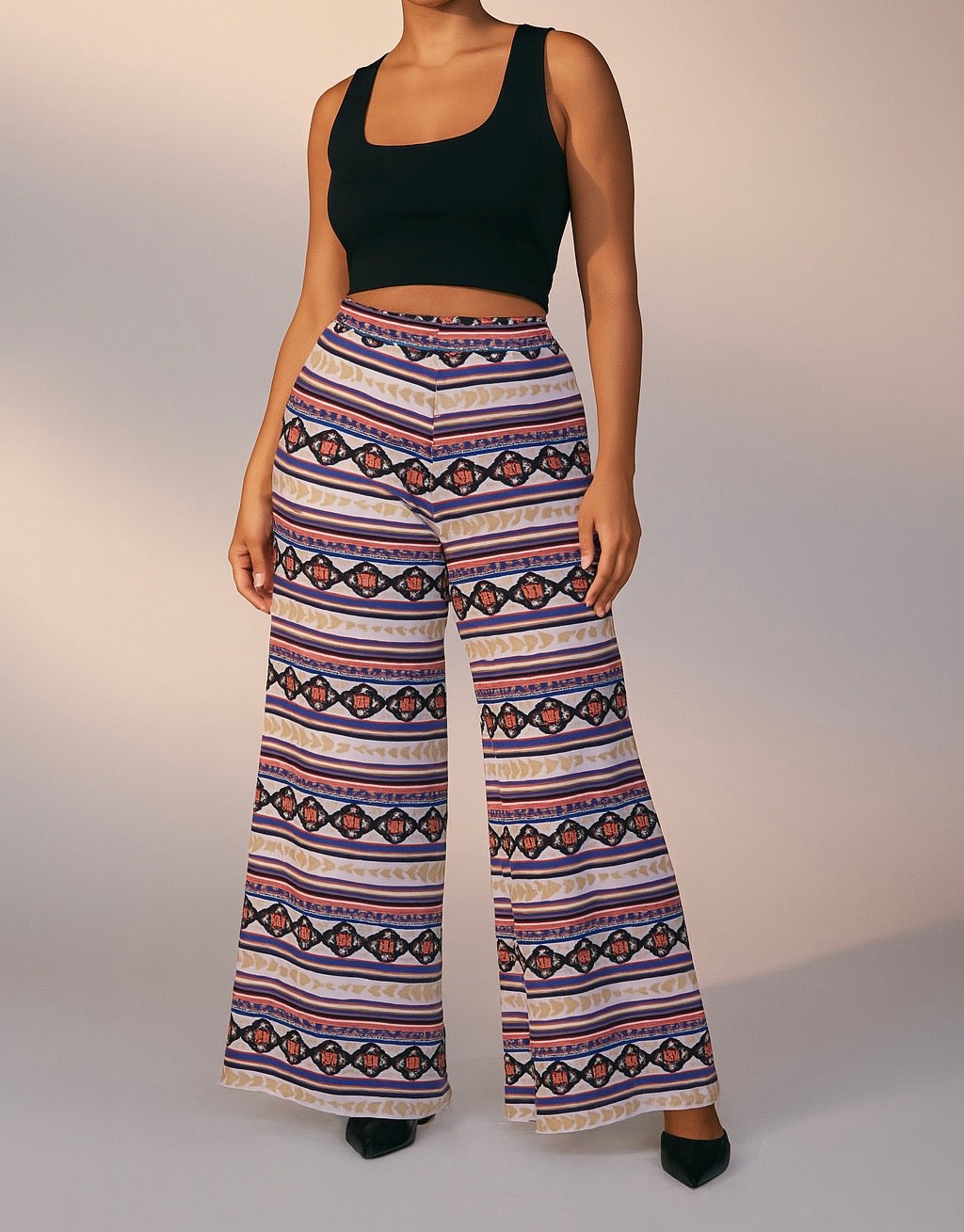 Sunset Stripe Palazzo Pants