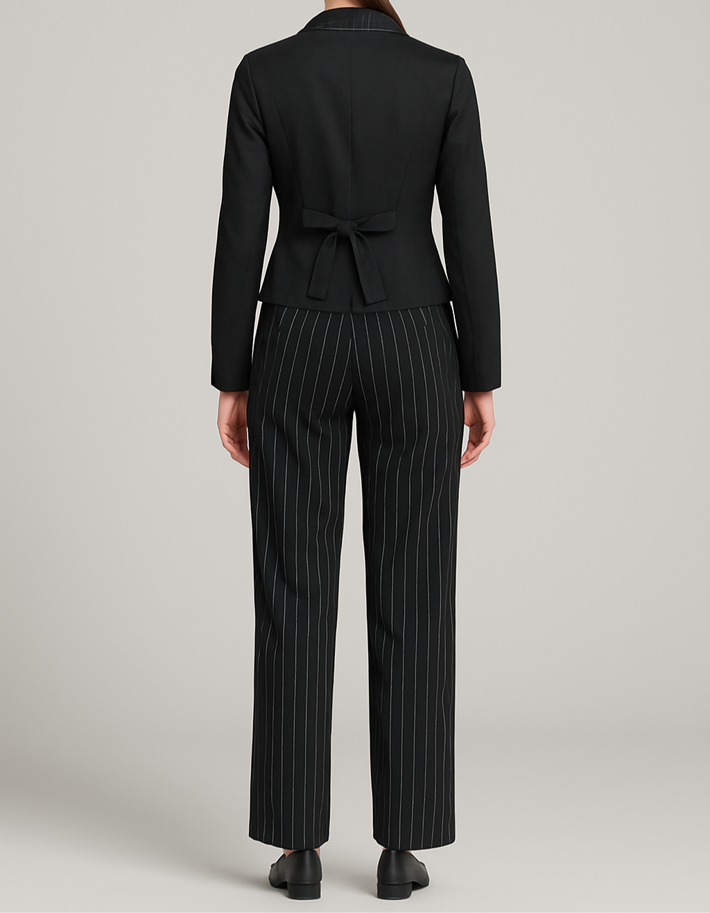 Navy Pinstripe Power Suit