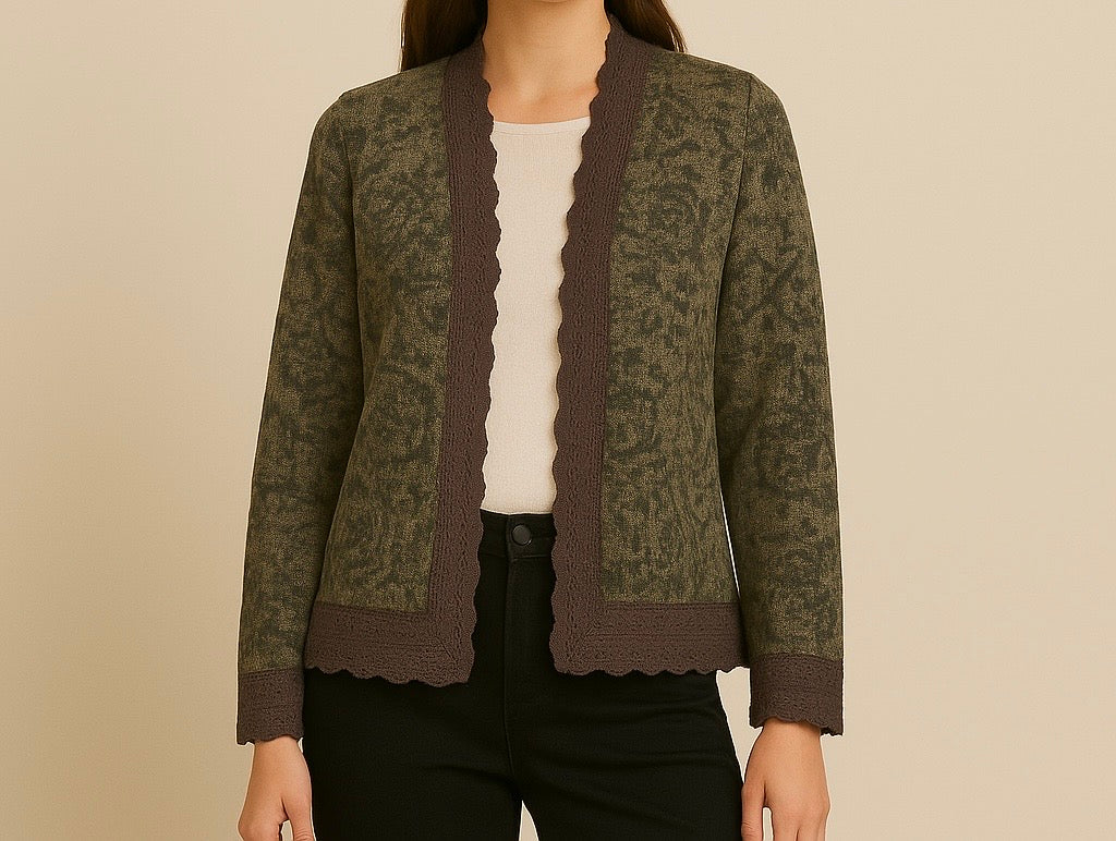 Vintage-Inspired Knit Cardigan