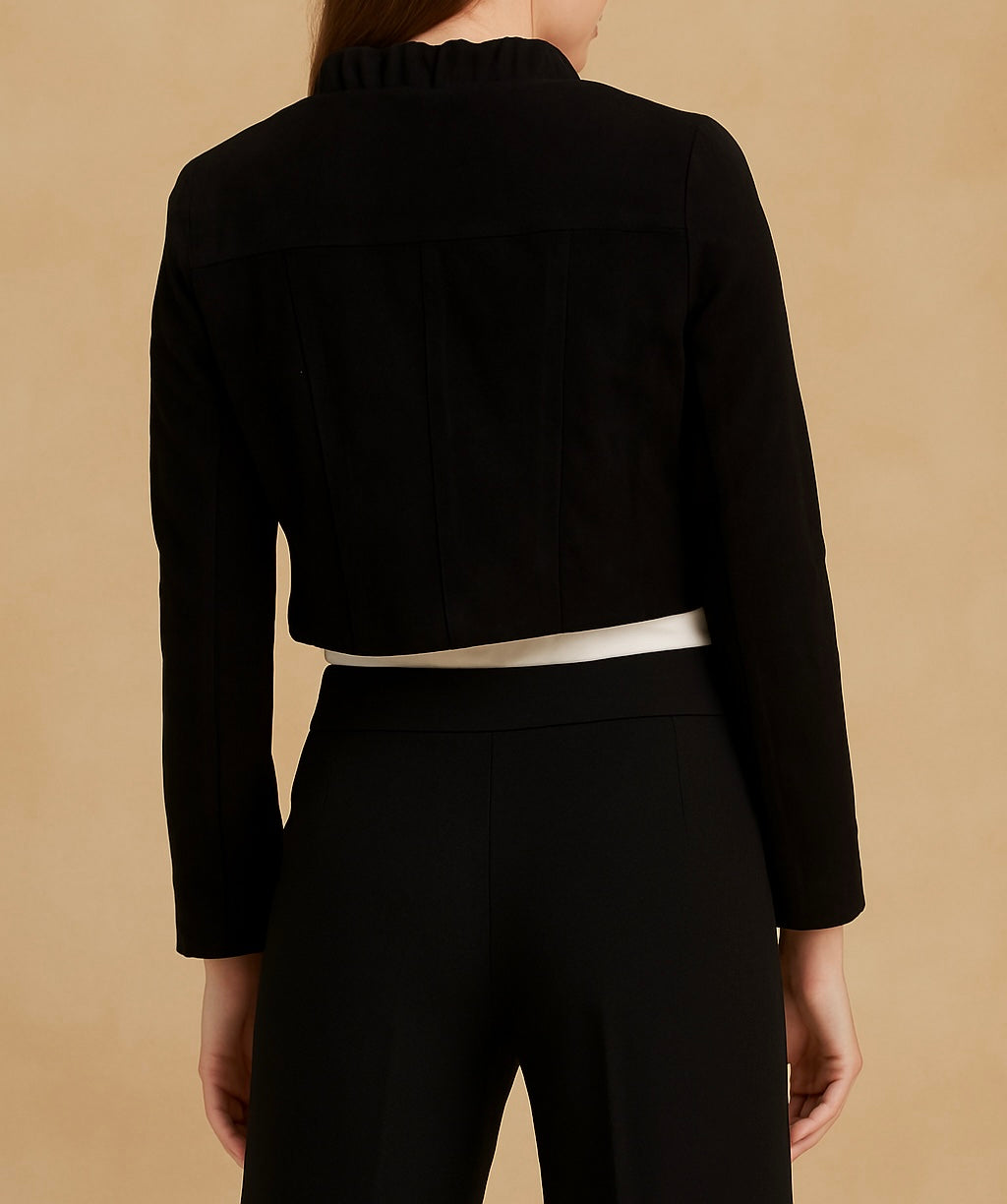 Women's Black Cropped Blazer