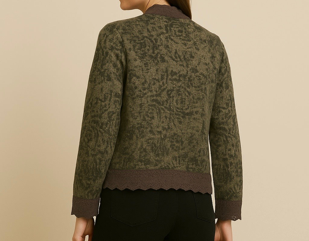 Vintage-Inspired Knit Cardigan