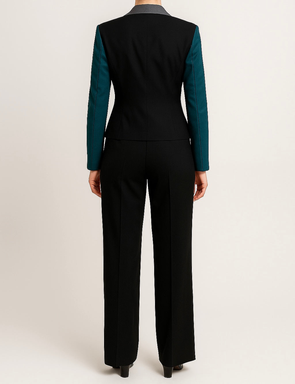 Color Block Pant And Blazer