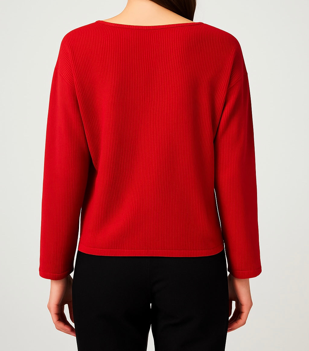 Elegant Top with Attached Necklace