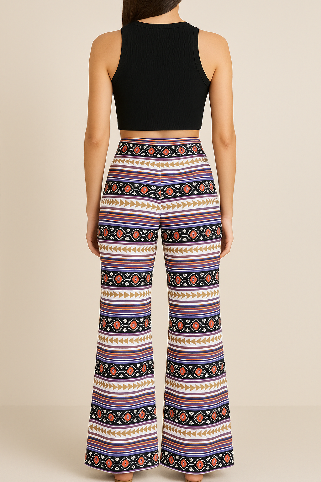 Sunset Stripe Palazzo Pants