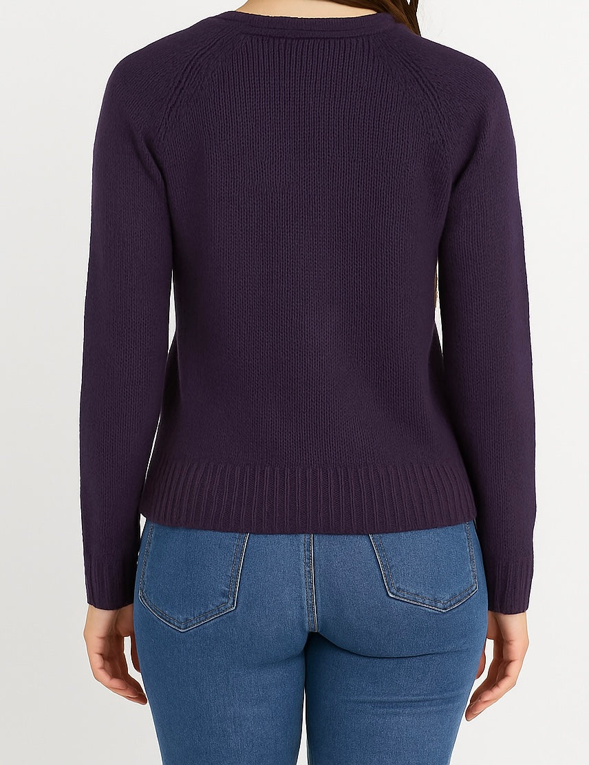Women's Purple Button-Up Jersey