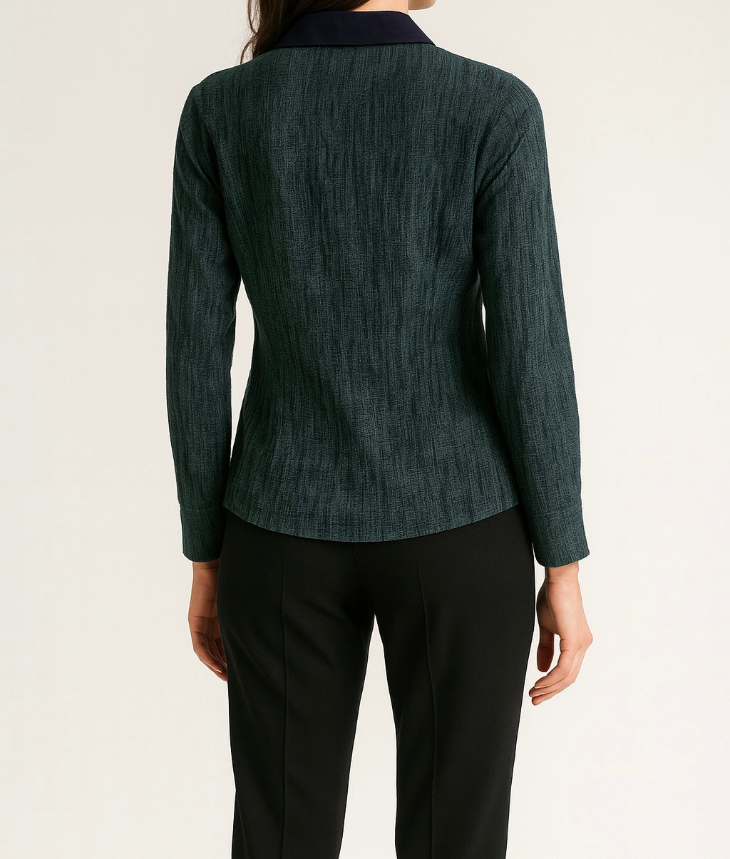Elegant 2-Piece Formal Set – Button-Up Shirt & Tapered Pants