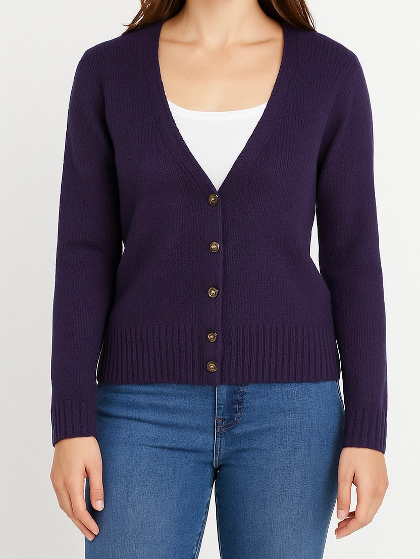 Women's Purple Button-Up Jersey