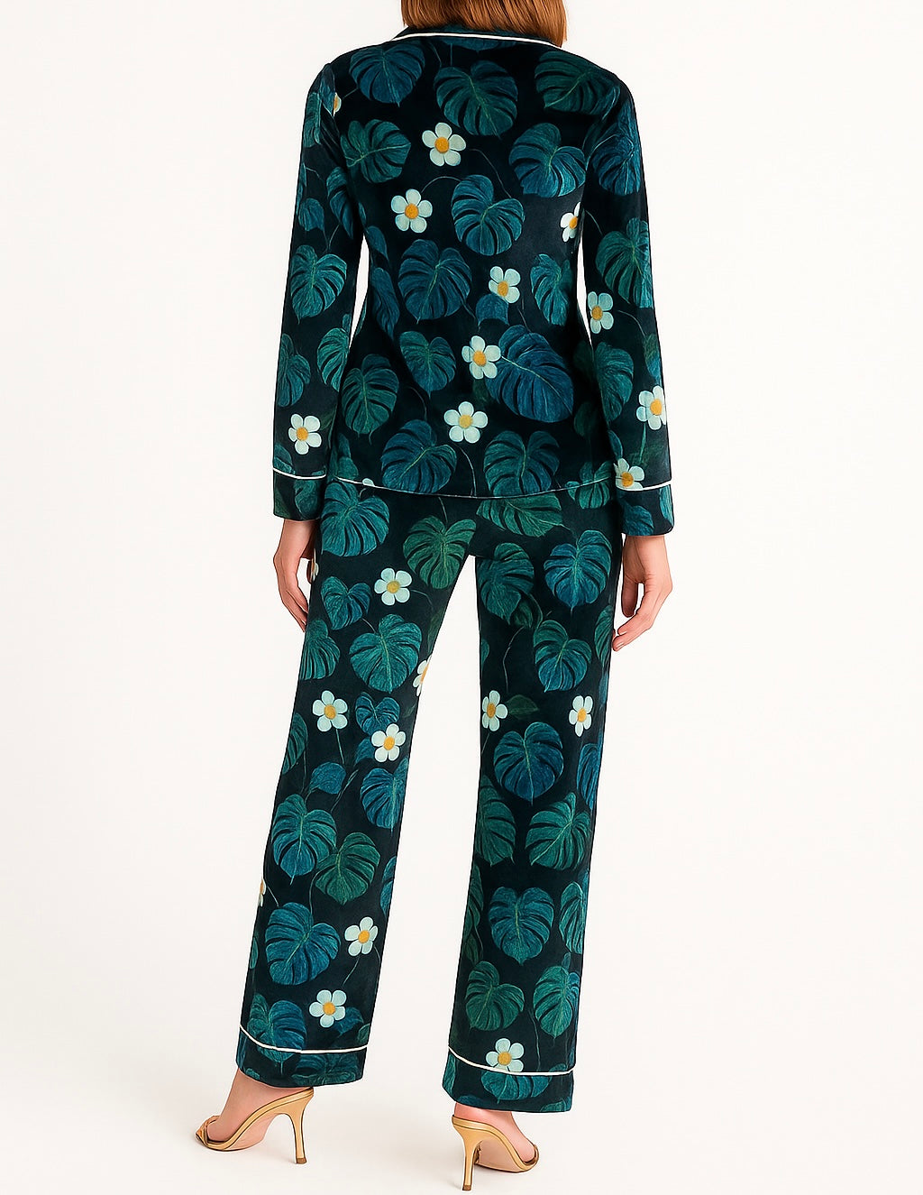 Tropical Floral Pajama Set