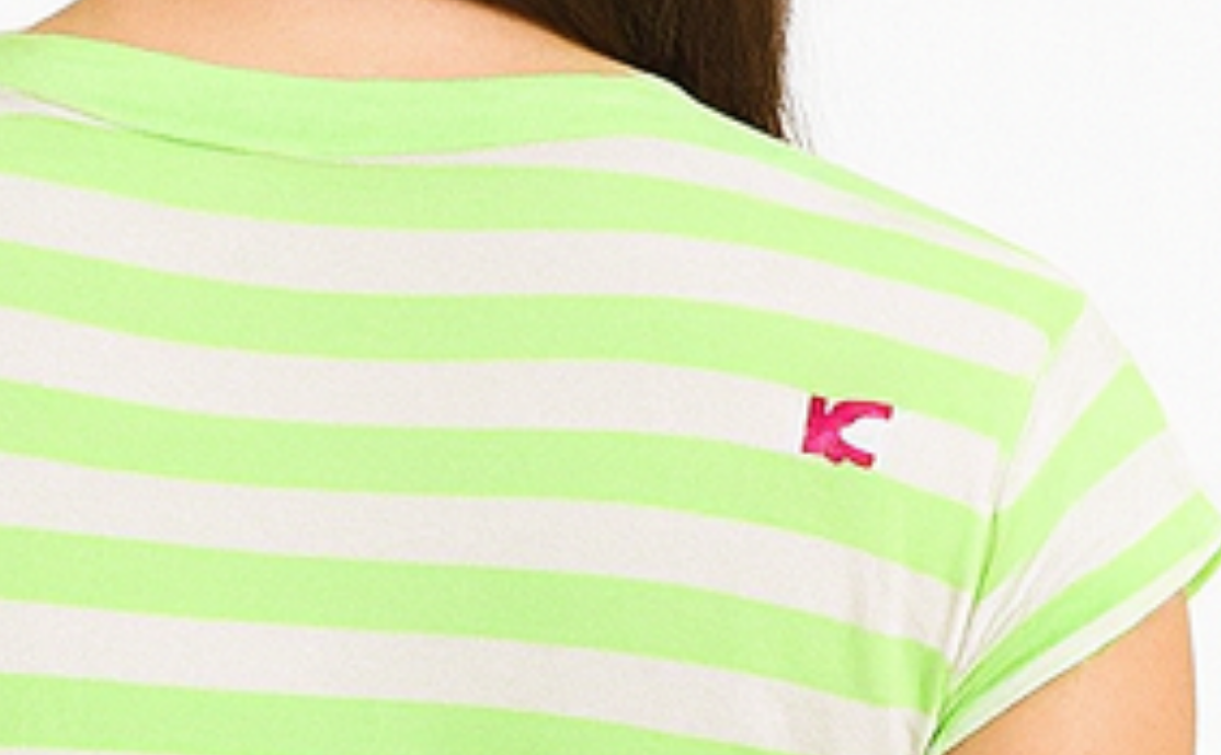 Lime Striped Maxi Dress – Soft, Stretchy & Stylish