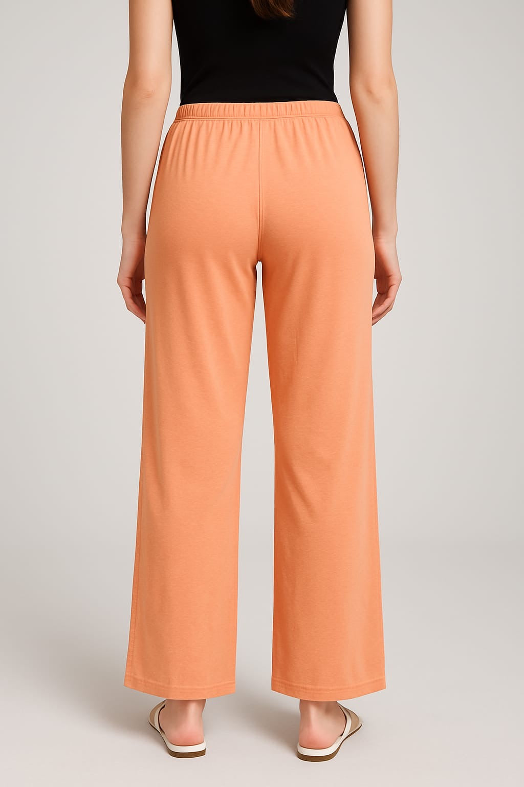 Peach Lounge Wide-Leg Pants