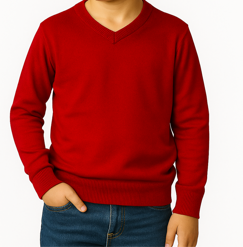 boys  cotton jersy red