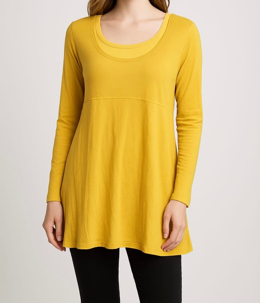 Golden Glow Tunic top