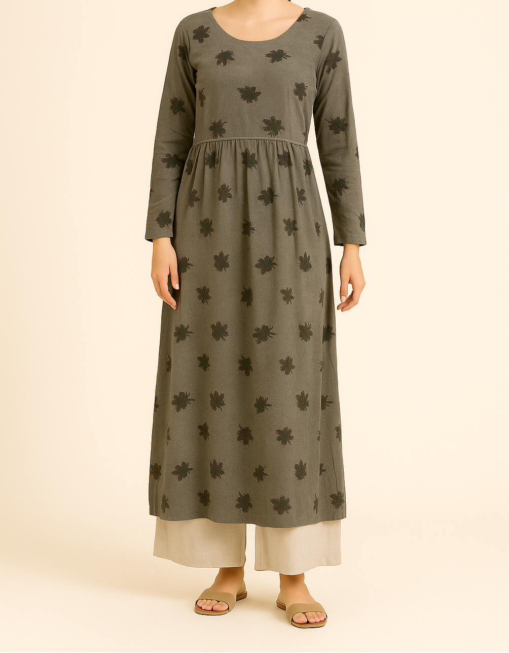 women printed drress