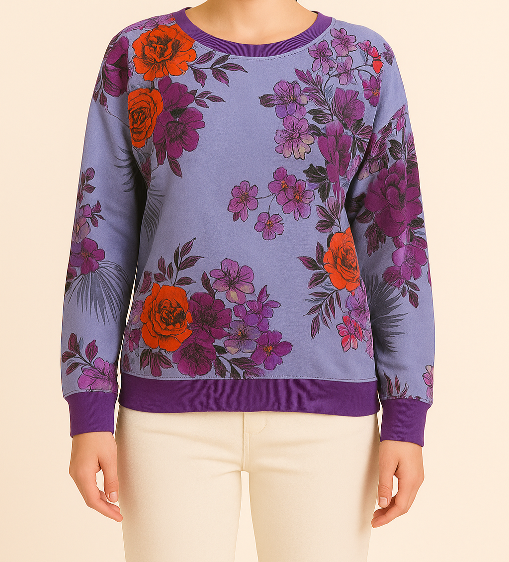 printed floral tshirt