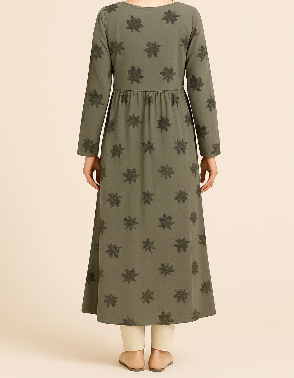 women printed drress