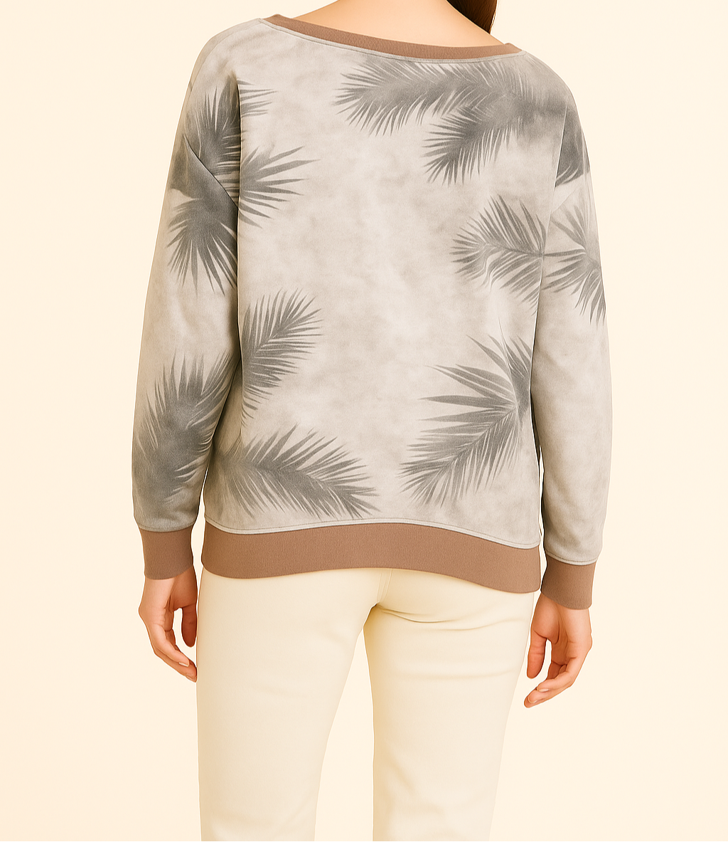 Women's  Pullover Sweat tshirt high low curve style